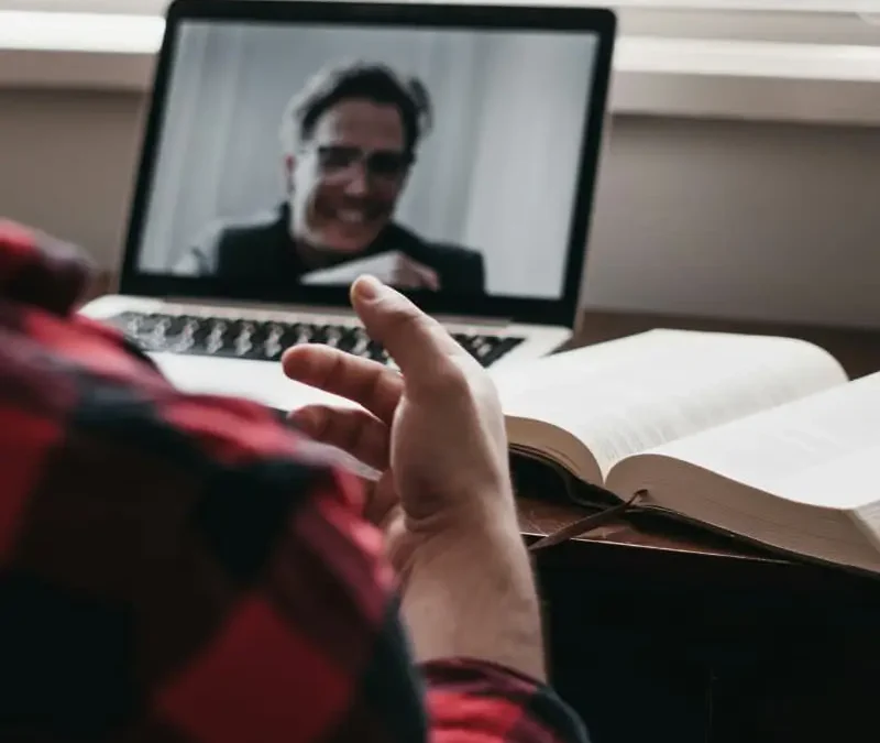 Client undergoing a virtual Ontario psychoeducational assessment